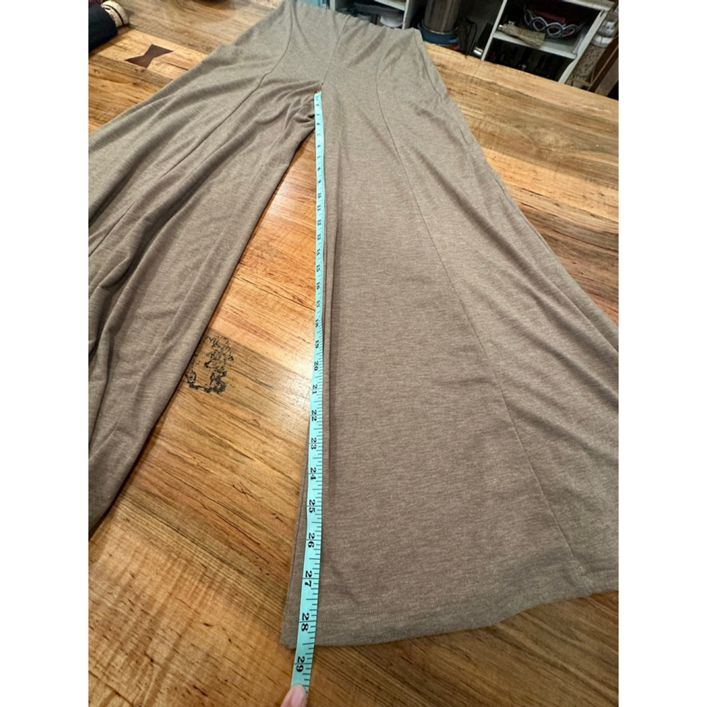 NWOT SHEIN Bohemian Brown Sleeveless Wide Leg Jumpsuit - Size 6 - Picture 13 of 15